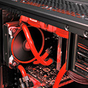 Custom Gaming PC Corsair Obsidian Red